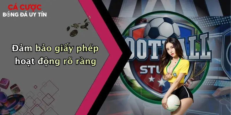 Đảm bảo giấy phép hoạt động rõ ràng